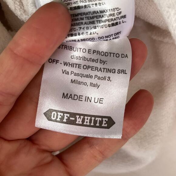 Off White Men's Meadow Heights Collection OT Thoughts Hoodie Size XL- RARE - Picture 12 of 14